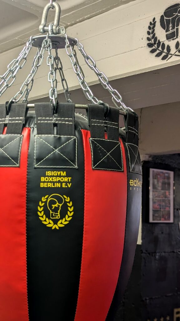 Trainingsraum mit Boxsack